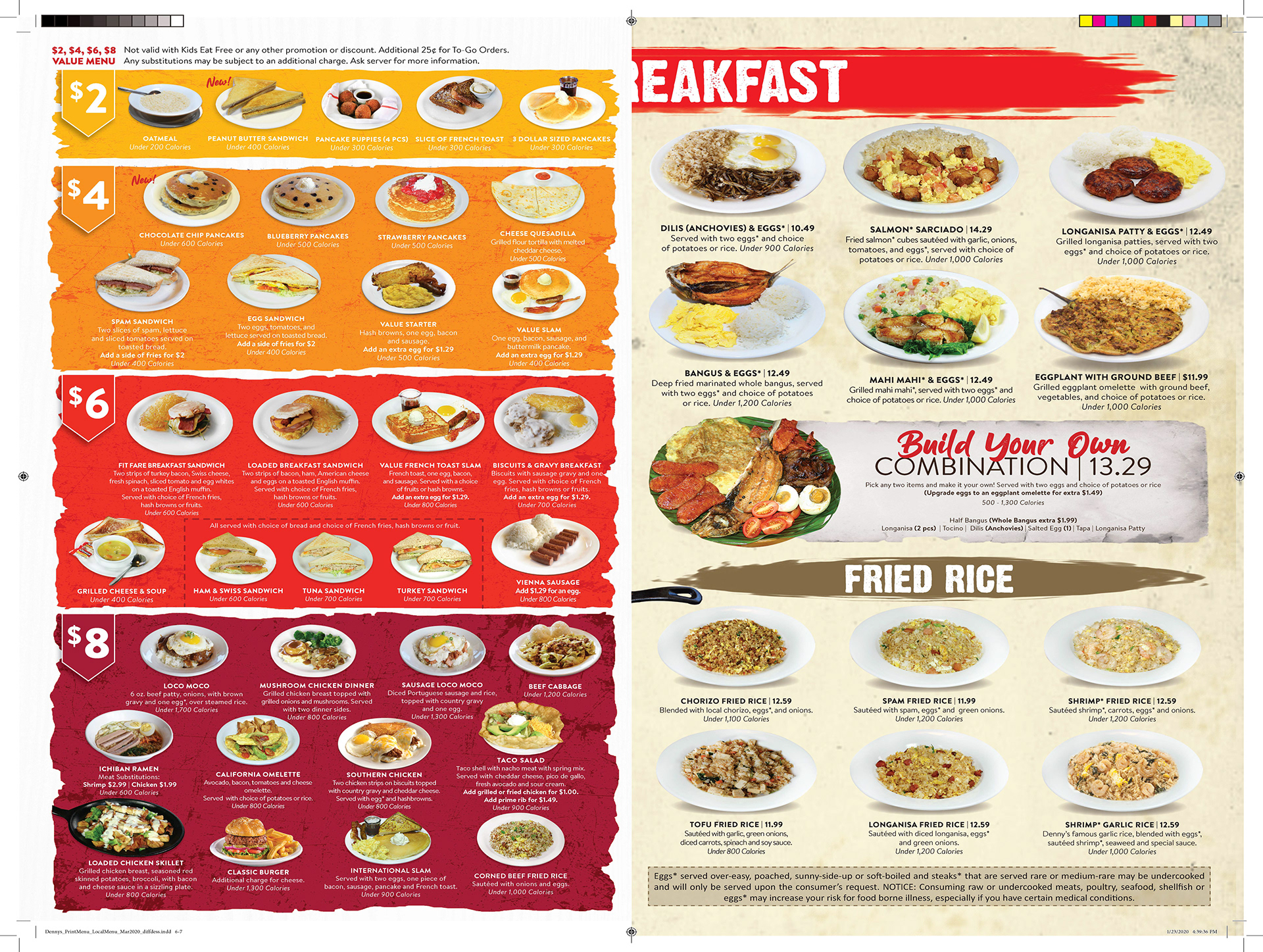 Jeffrey DeVera Denny's of Guam Local Menu (Feb. 2020 Update)