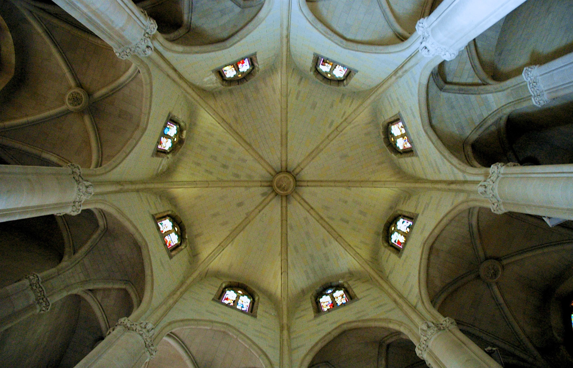 Ceiling of the Church of the Sacred Heart on Tibidabo, Barcelona