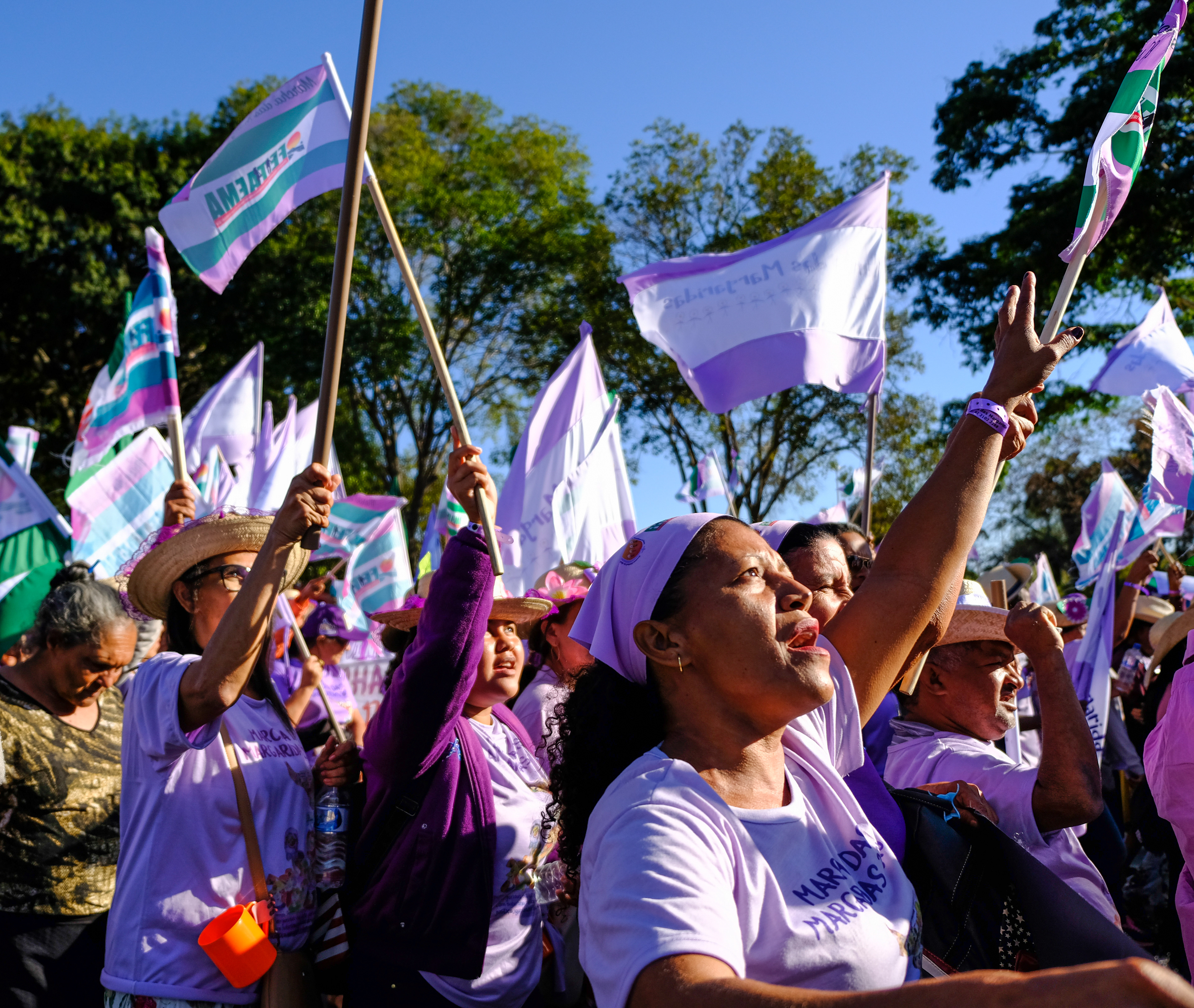 Marcha das Margaridas. Brasília, DF. 14 de Agosto 2019.