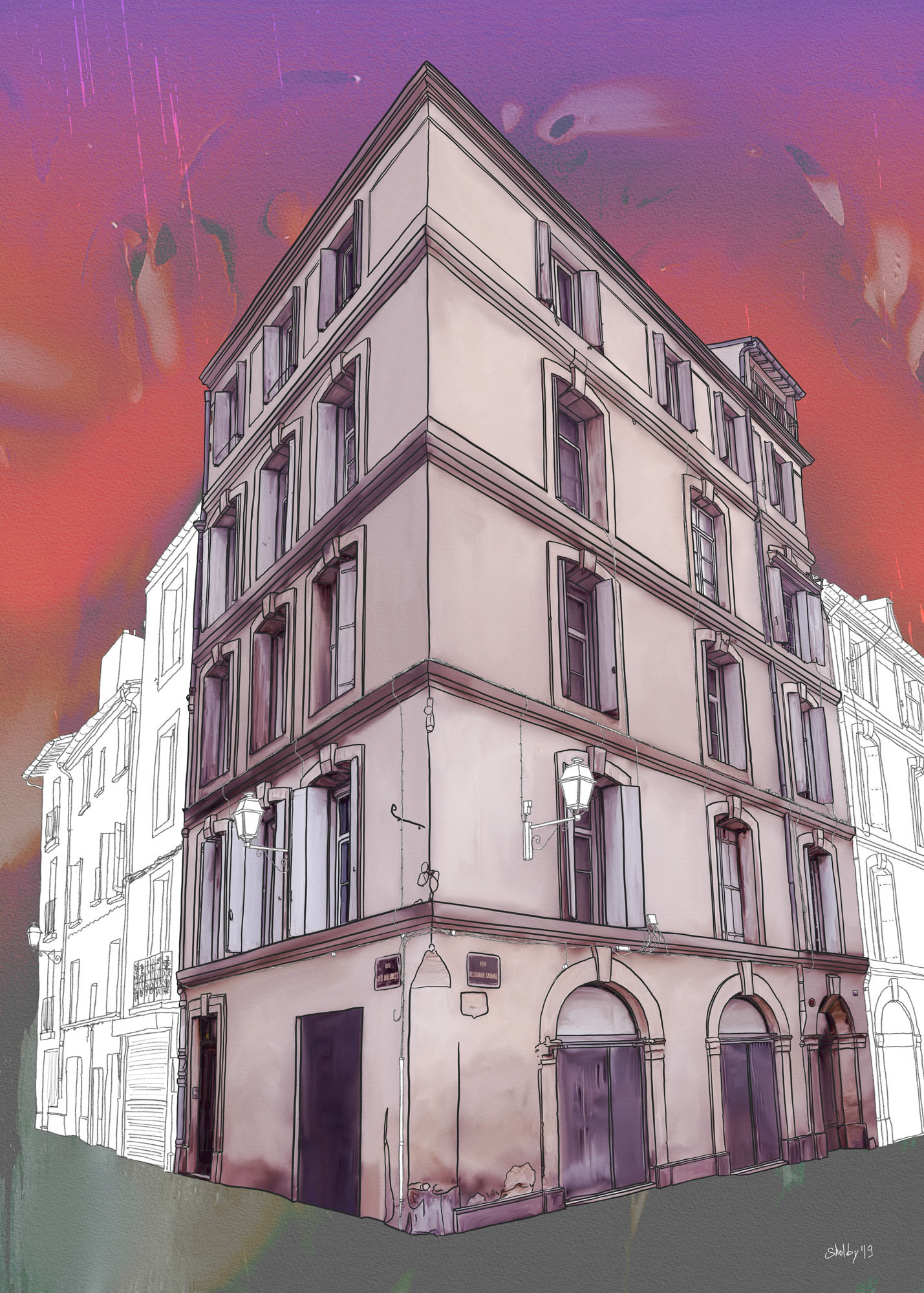 Rue des Balances (70x50)