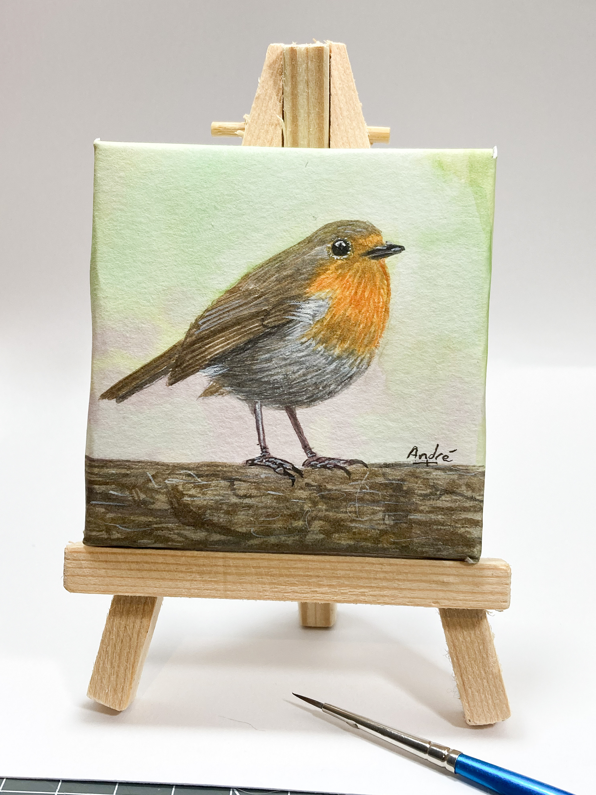 mini painting 7x7 cm