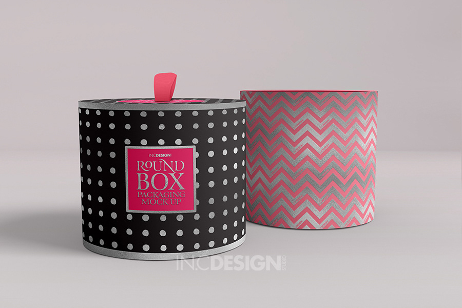 Download IN.C DESIGN STUDIO - Mock Up Template: Round Box with Pull ...