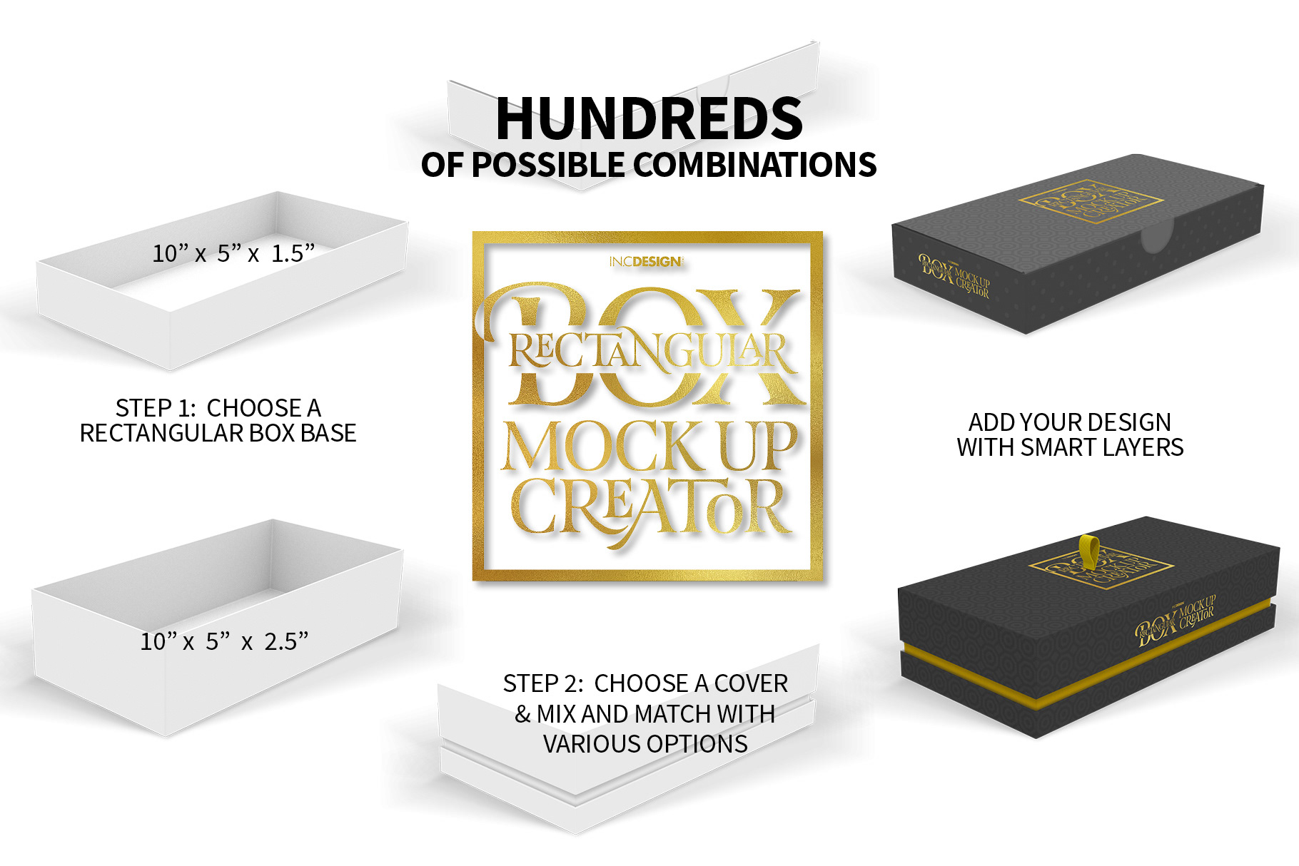 Download IN.C DESIGN STUDIO - Rectangular Box MockUp Creator