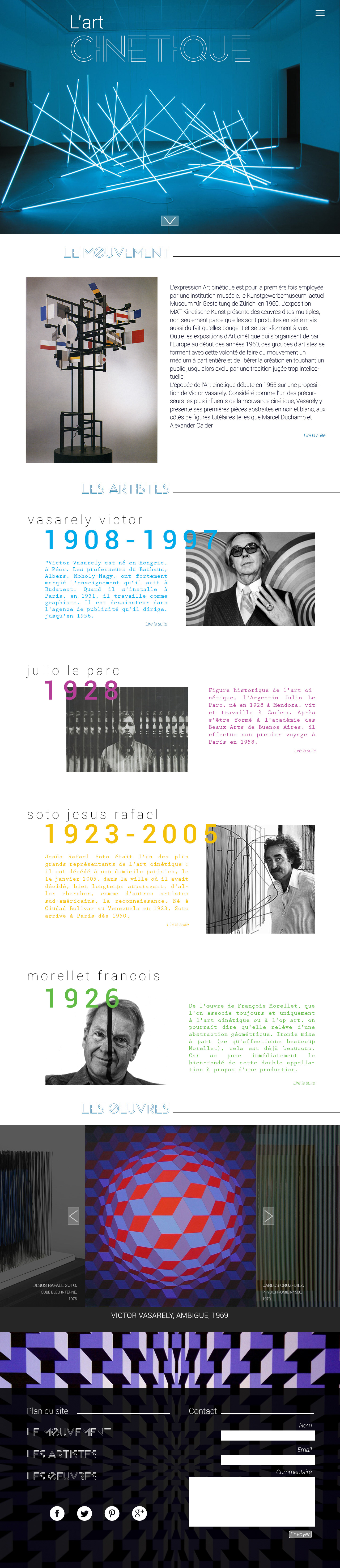 Manon Daviddi - KINETIC ART ONEPAGE