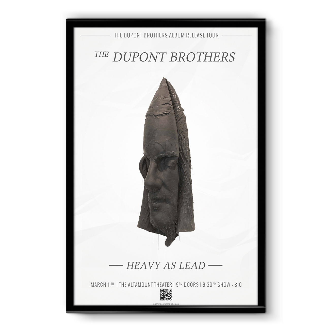 The DuPont Brothers 'Heavy as Lead' Poster layout