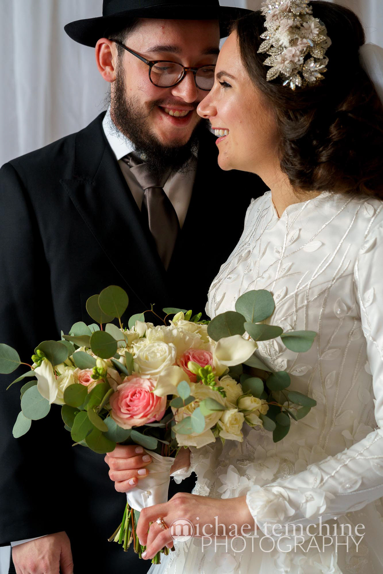 Wedding of Beila and Mendel on Tuesday, December 15, 2020.