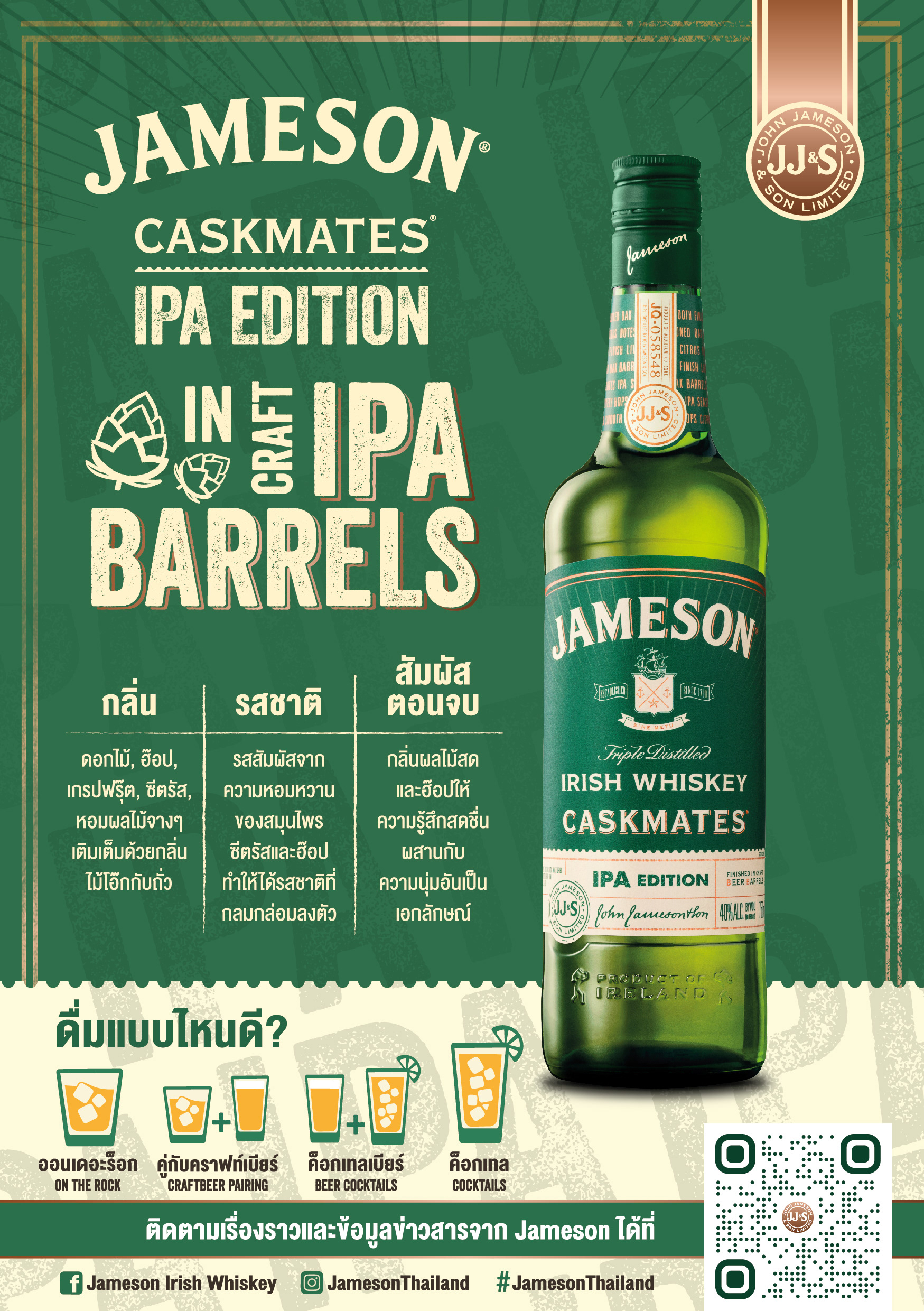 Design and Art Direction Jameson Sale Sheet Design