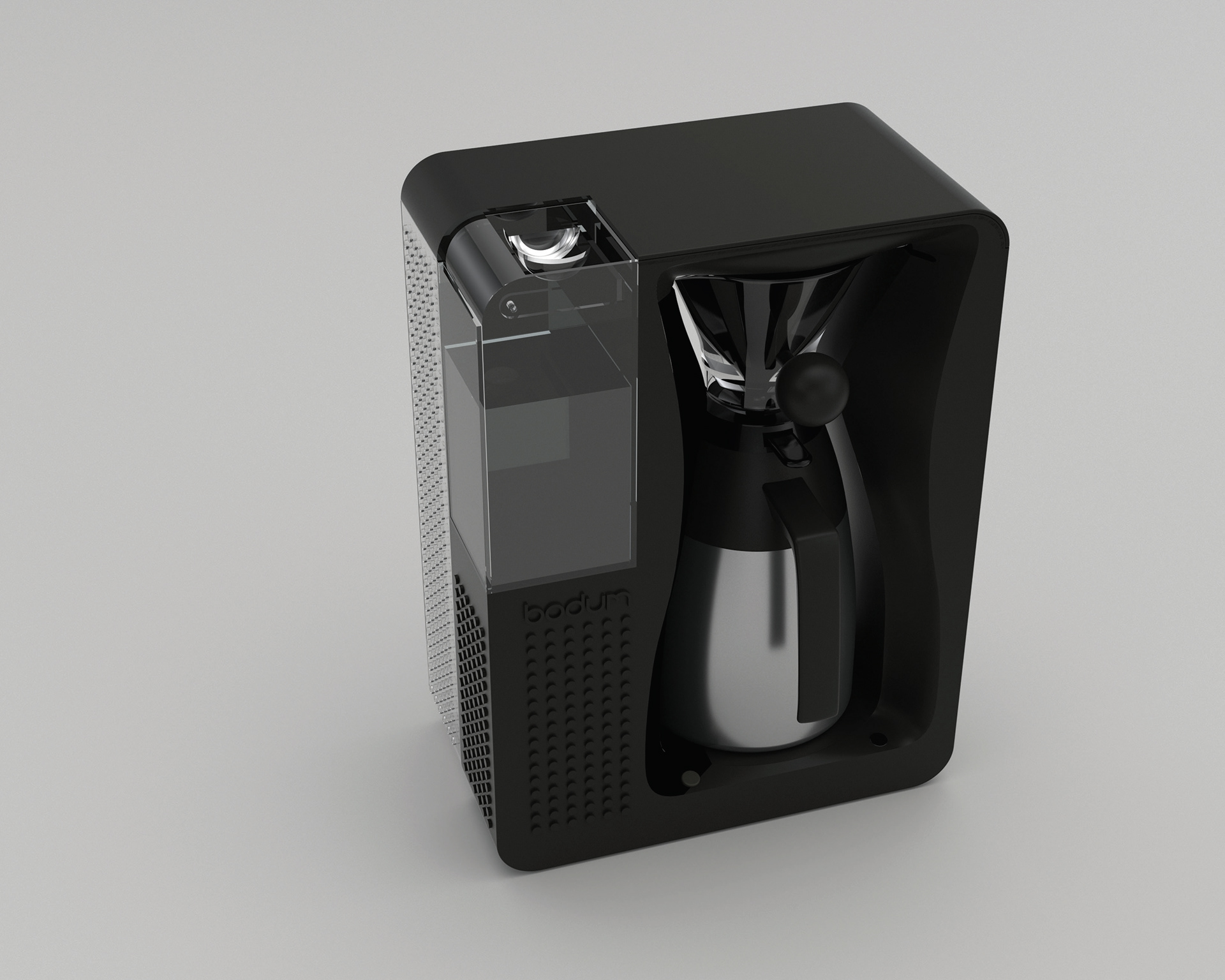 Bodum coffeemaker digital modeling workout.