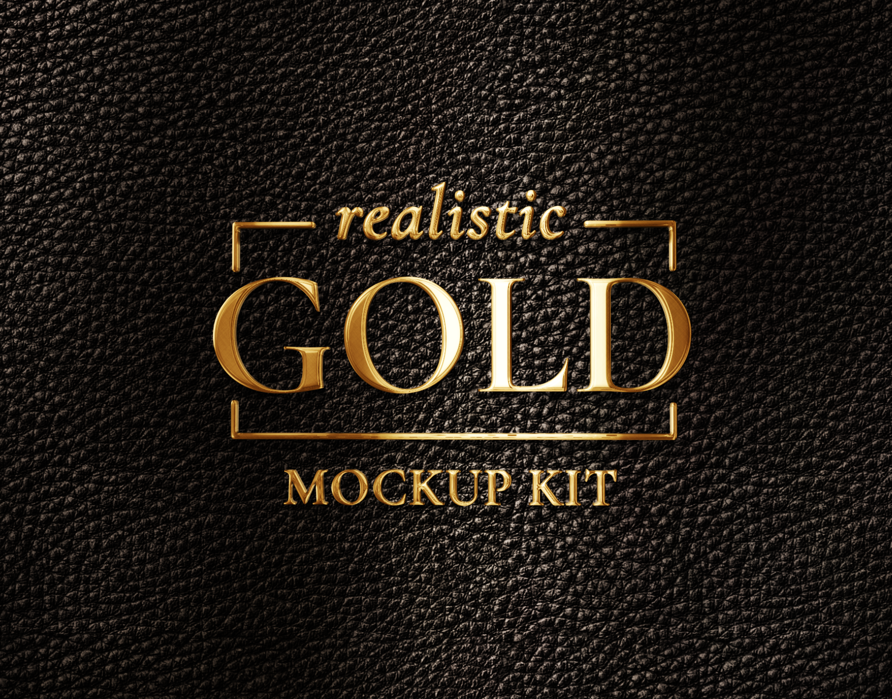 Download Neuronfx Gold Mockup Kit Glossy Logo Titles