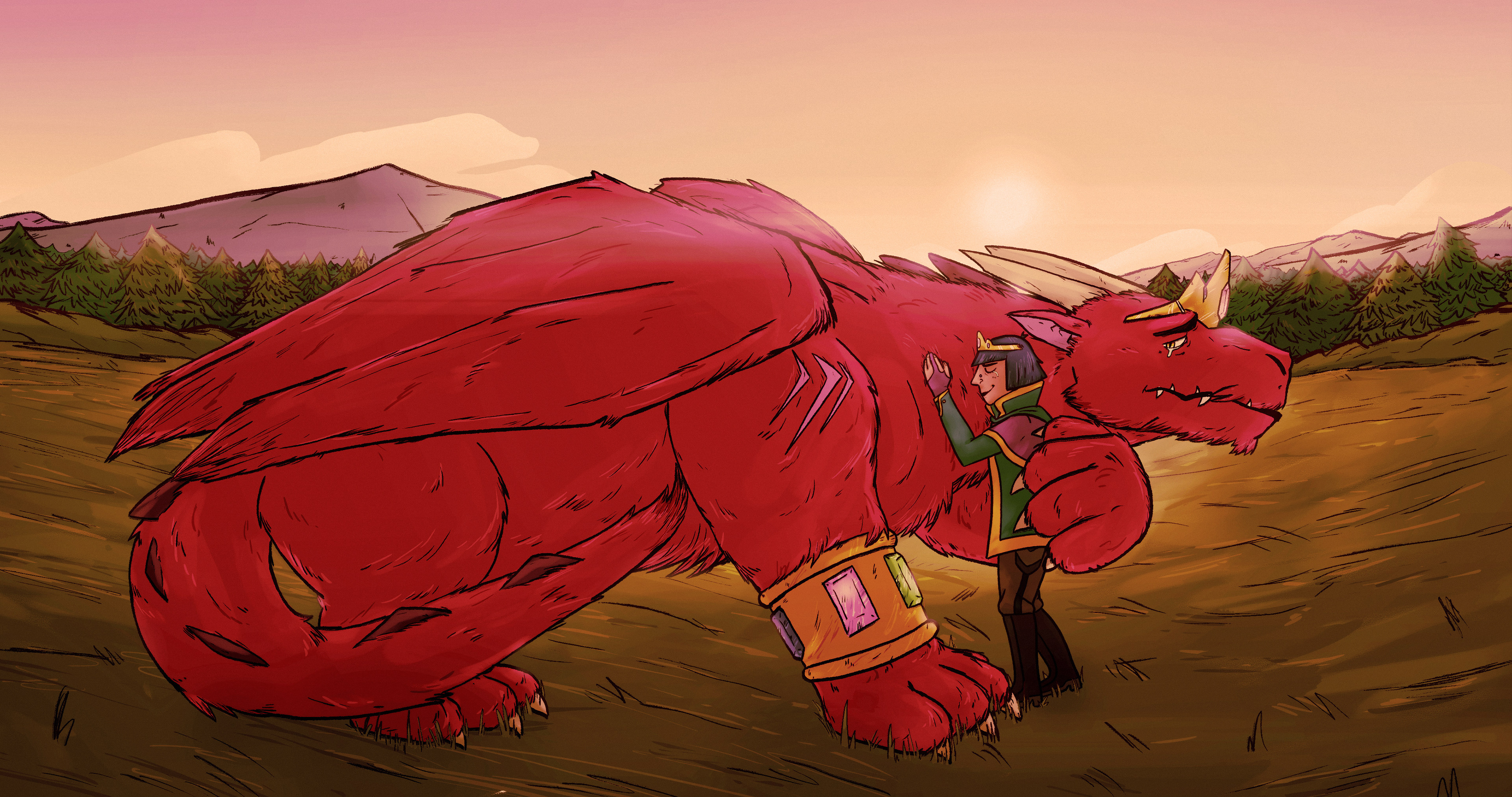 The Queen and Her Princess. (Photoshop. Mar.2019)