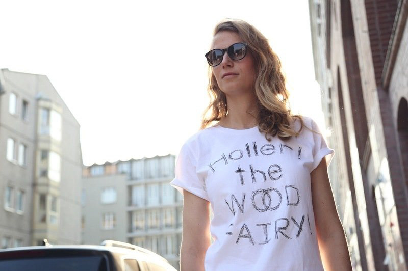"ViaStik" Typeface, on apparel