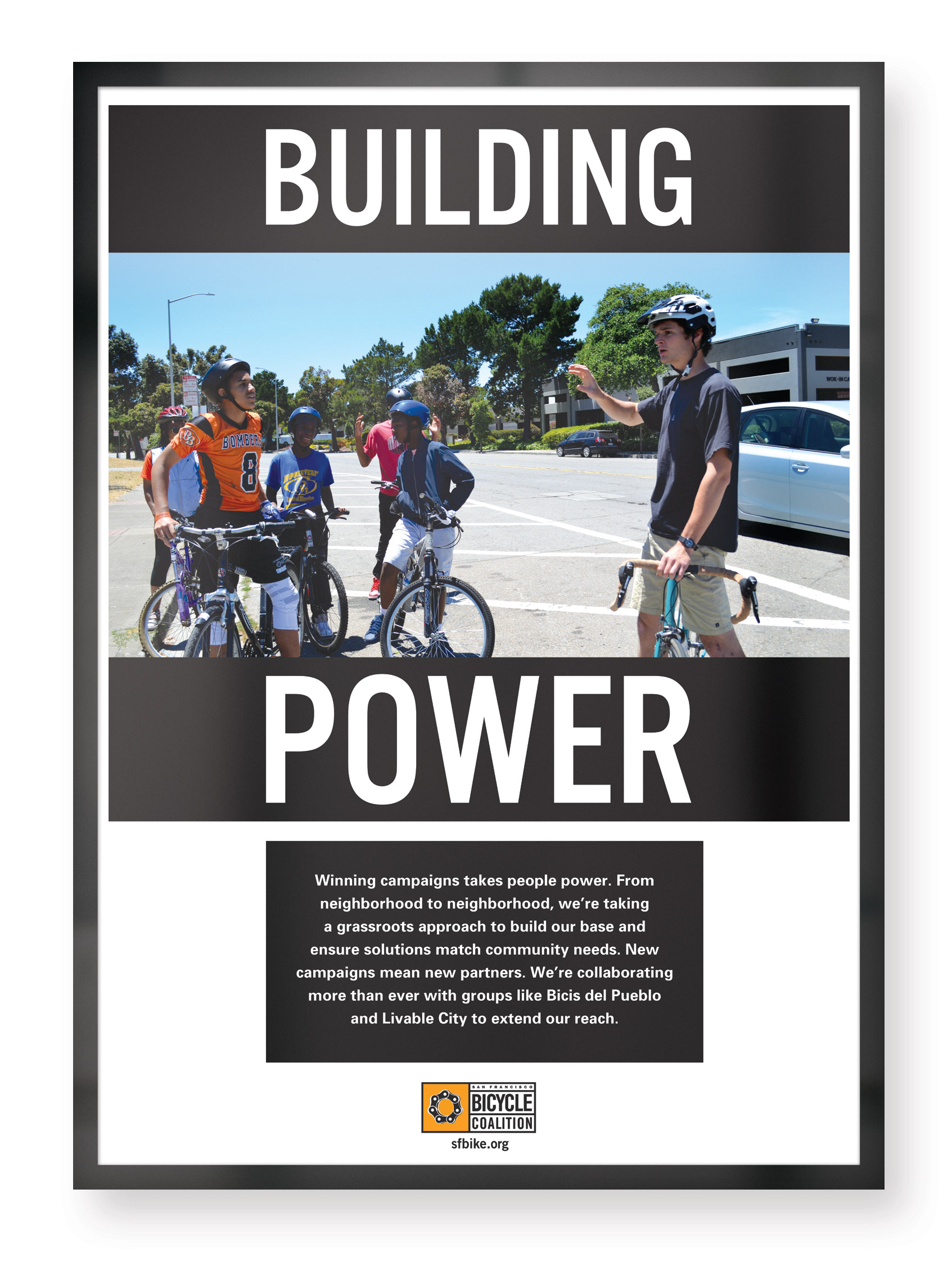 Campaign promotion poster.