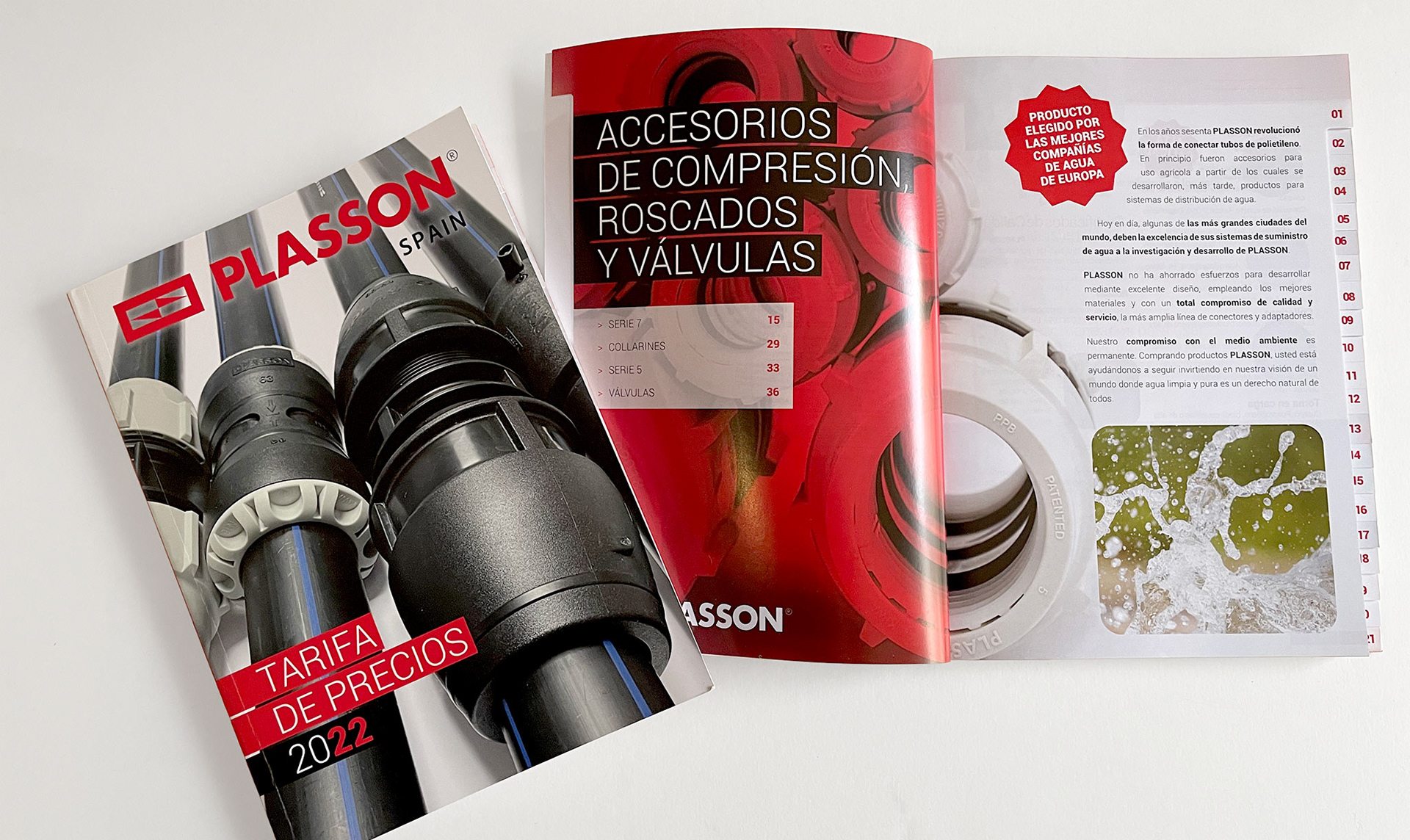 Tarifa de Precios Plasson 2022