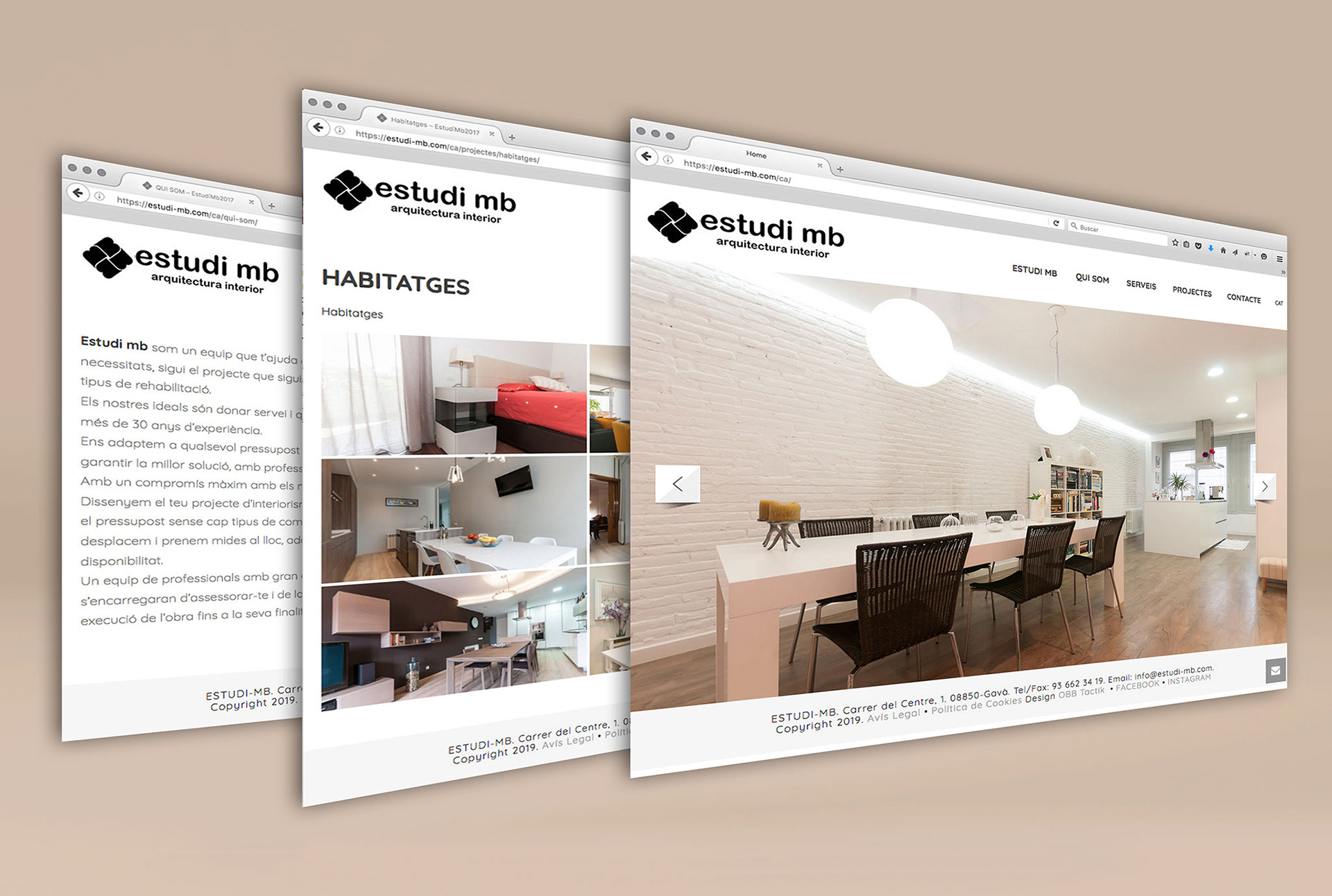 Diseño y Programación Web Estudi MB (OBB)