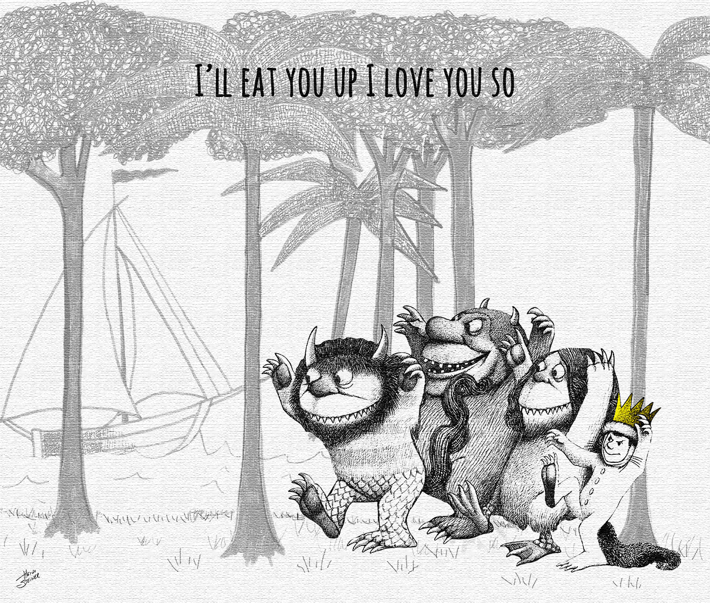 "Wild Thing" Mixed Media on Canvas