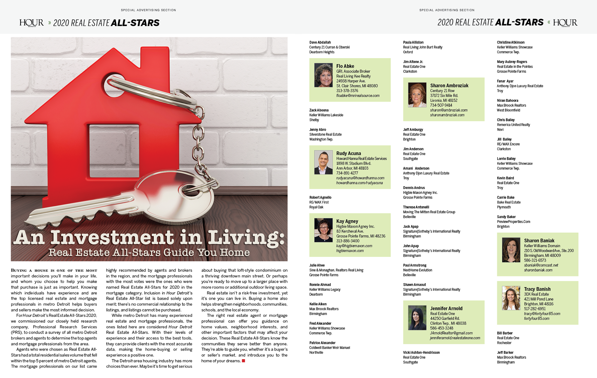 Real Estate All-Stars Section