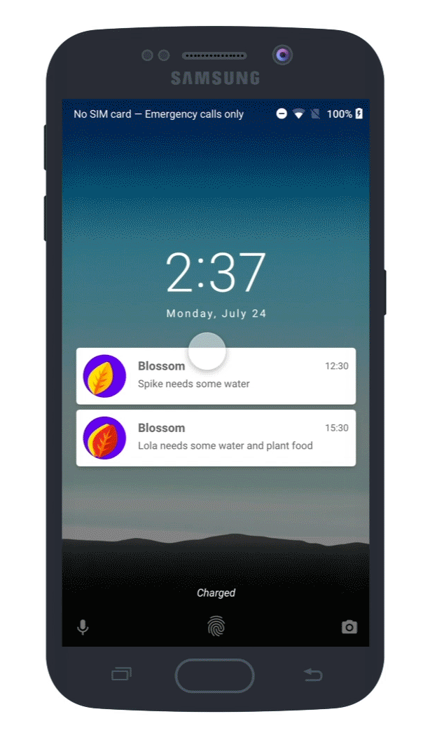 Notification flow