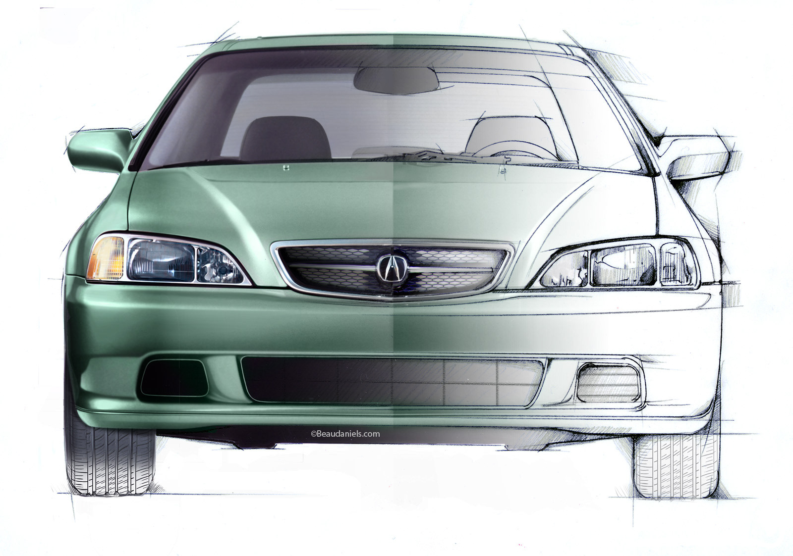 This was the first in the series, it was used to set the style for the rest of the project.