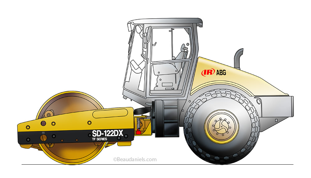 ABG SD-122DX Roller