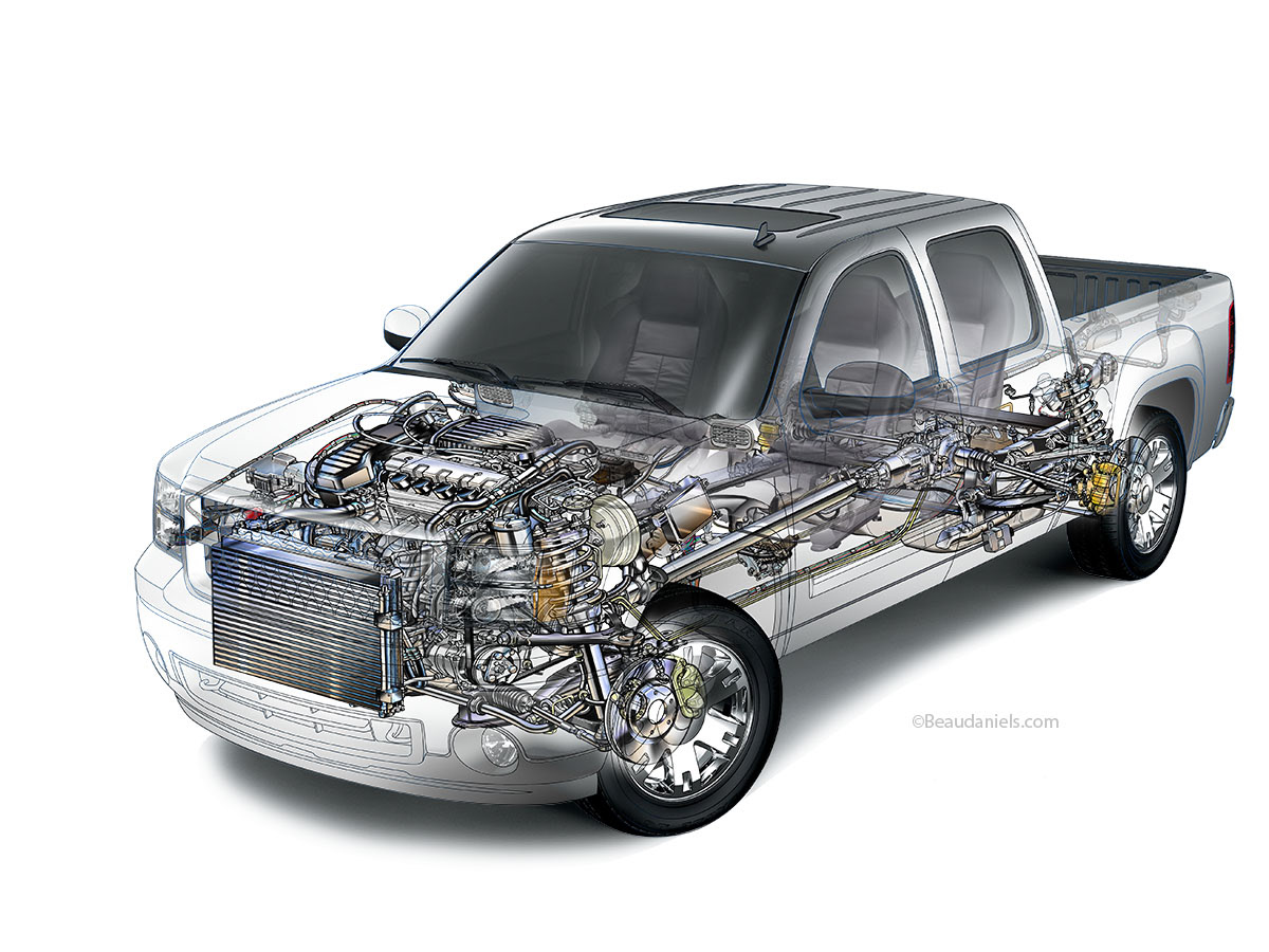 CUTAWAY GENERIC TRUCK.