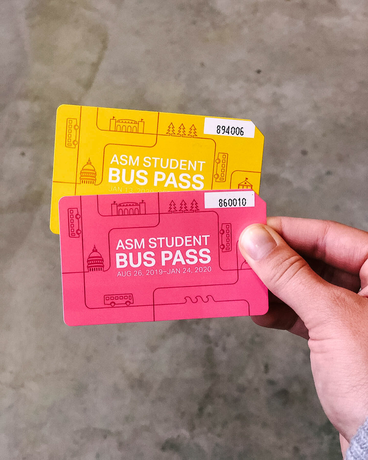 new student bus pass application