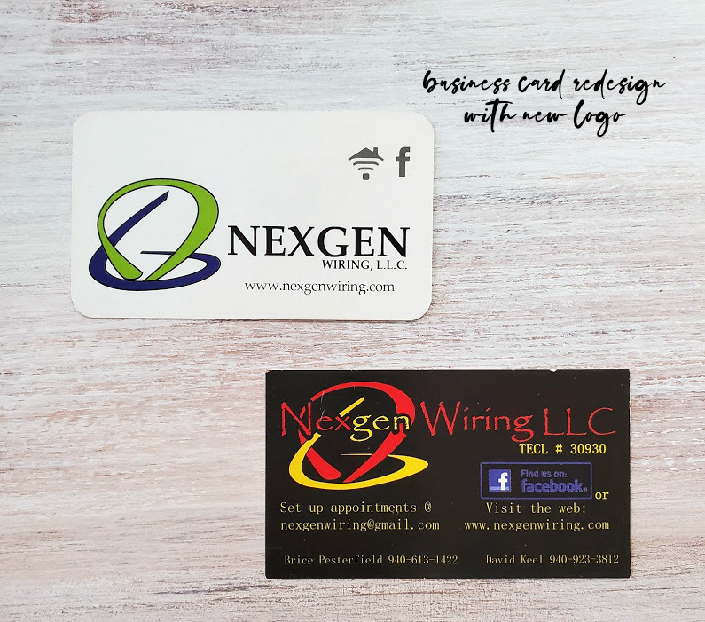 Business Card Redesign | NEXGEN Wiring, LLC.
