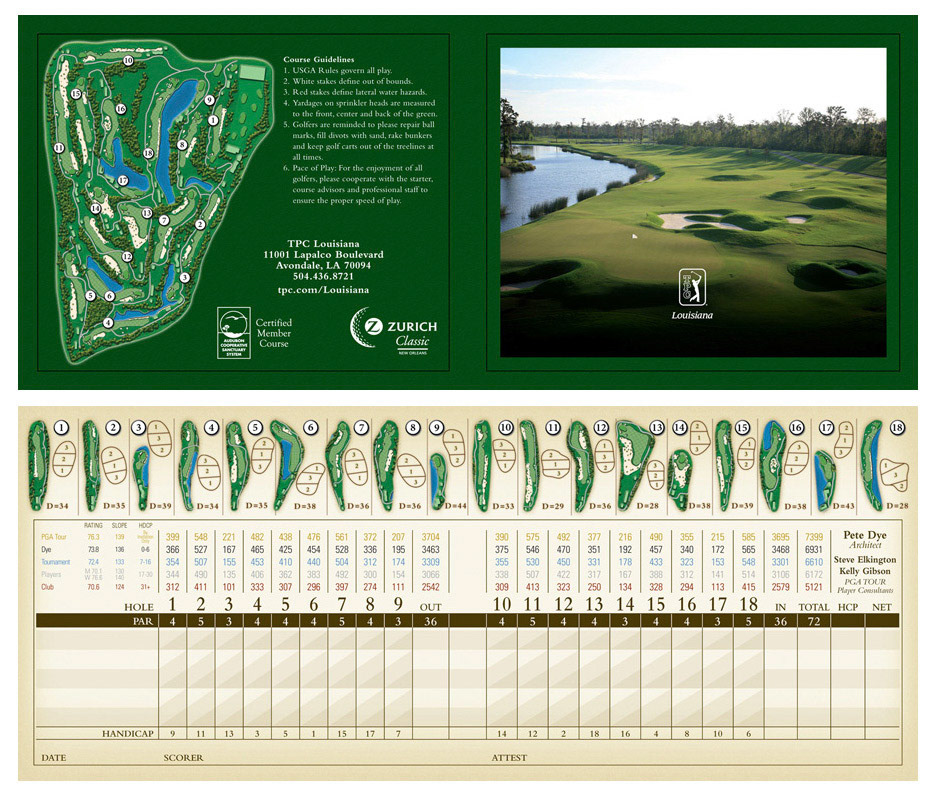 Heather Jones Golf Associates Scorecard Co.