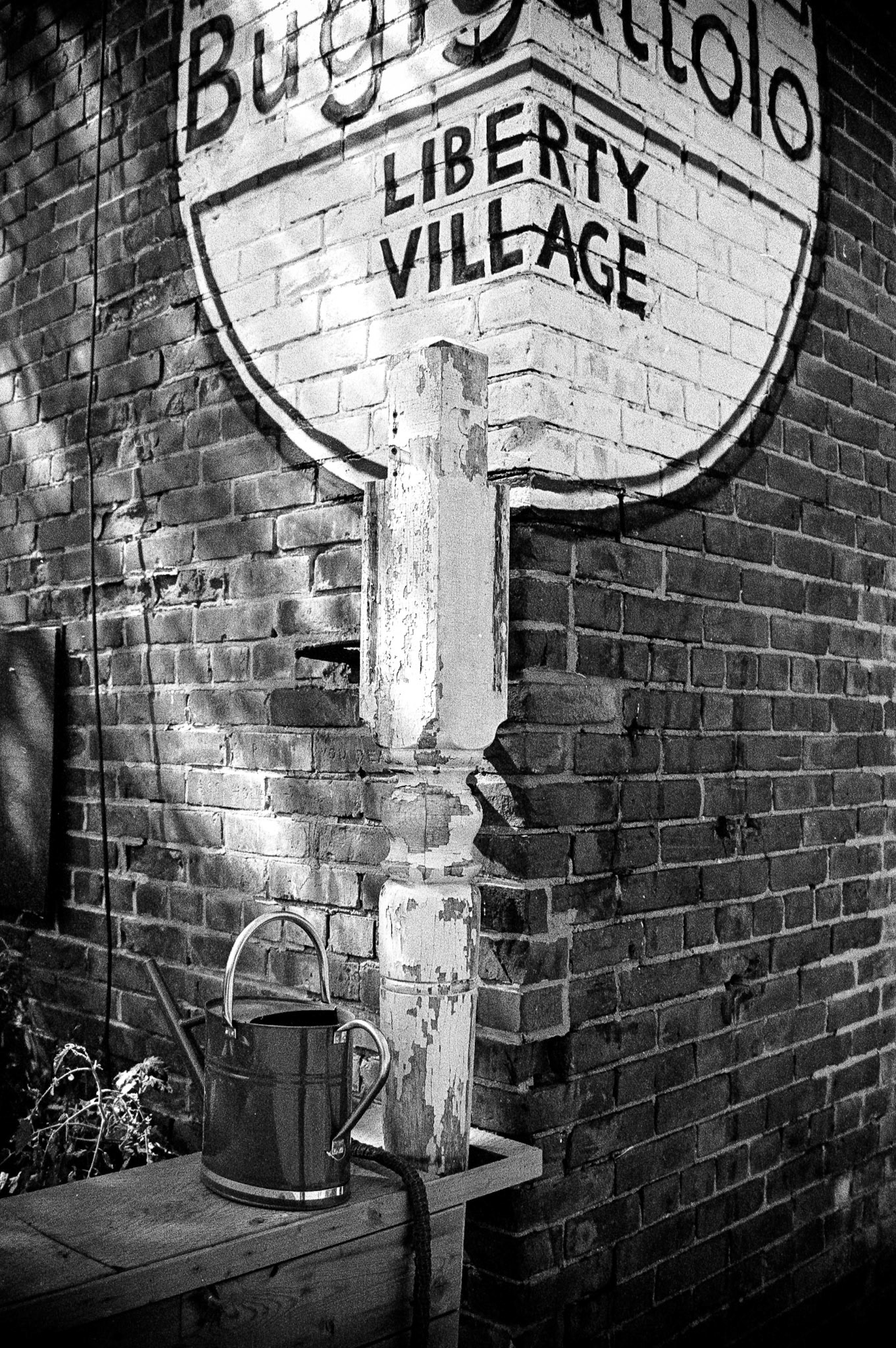 This classic watering can was always floating around outside.