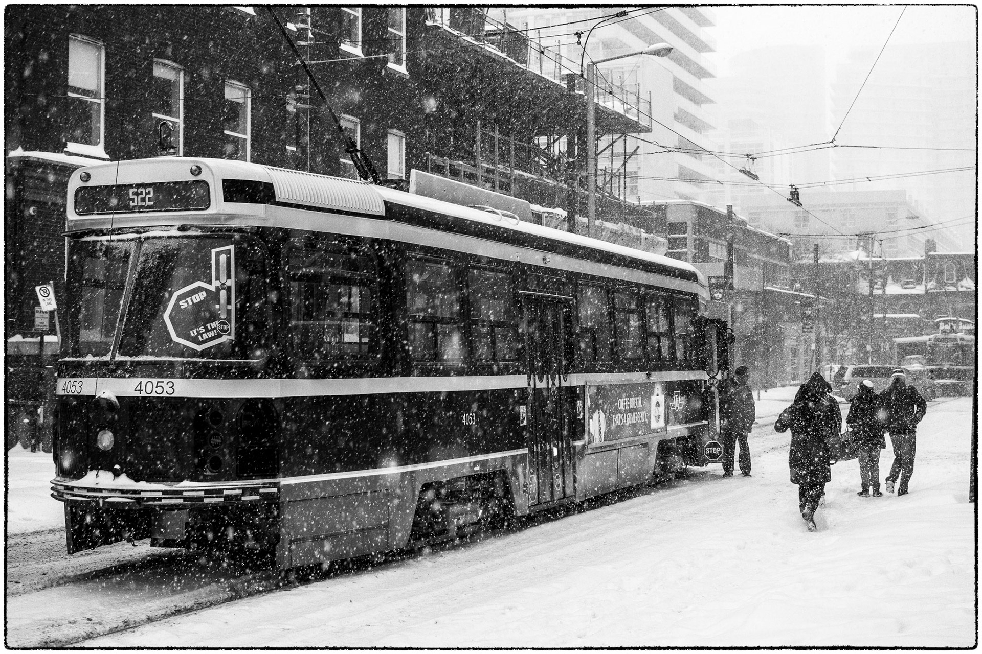 Hurry, it's snowing!