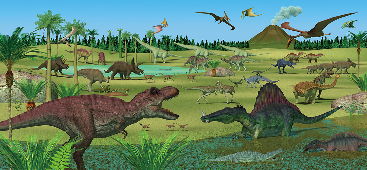 Ota Design Illustration File おおたデザイン工房 恐竜 Dinosaur 白亜紀前期
