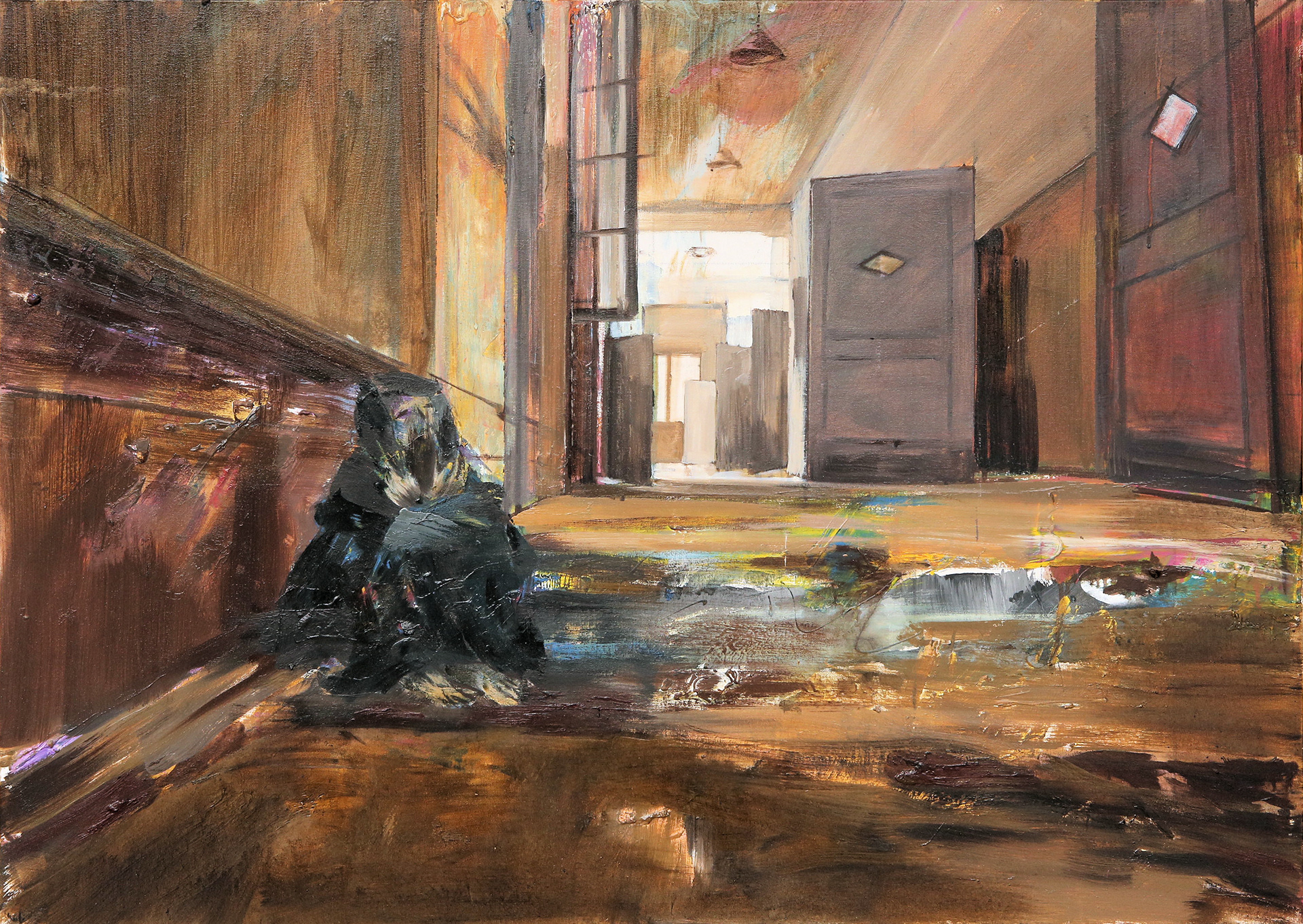 n.380 "Cogoleto II" Oil on canvas. Year:2016  100 x 70cm