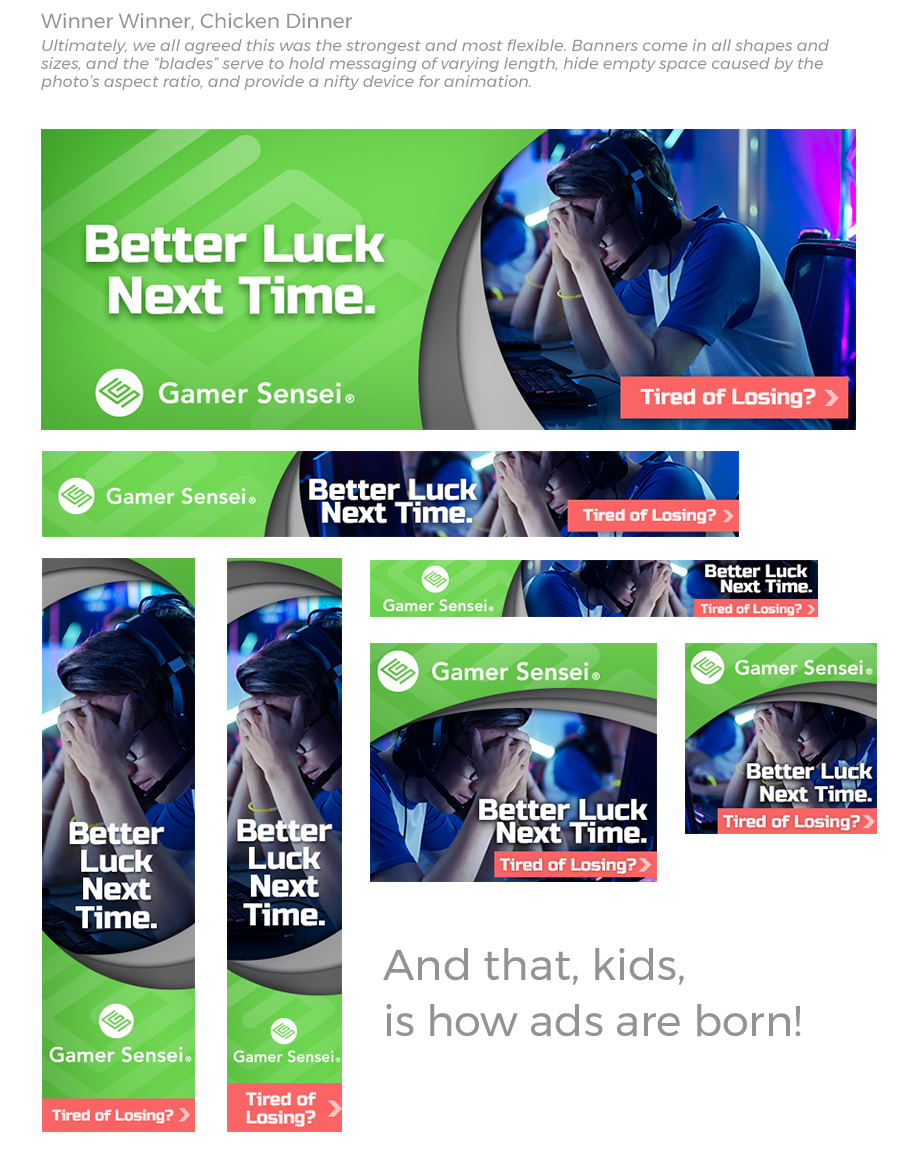 Richard Woolford Banner Ads Gamer Sensei