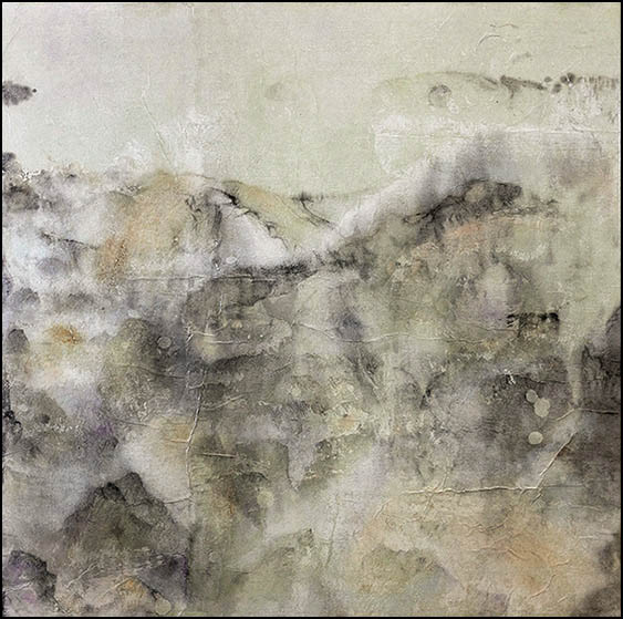 Effervescent Chine II (2016): 18 x 18 x .75 inches