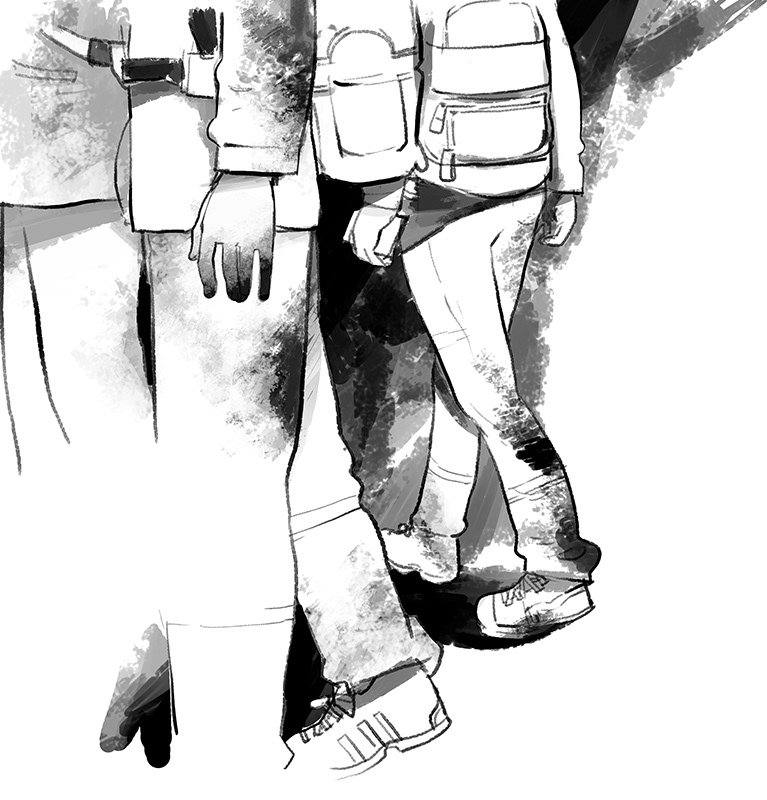 旭ハジメportfolio 河出書房新社 藤白圭 意味が分かると震える話 扉絵6点挿絵数十点