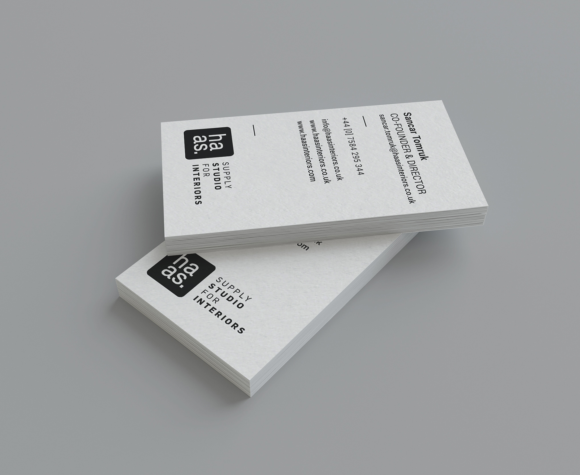 HAAS SUPPLY STUDIO FOR INTERRIORS / CORPORATE IDENTITY DESIGN