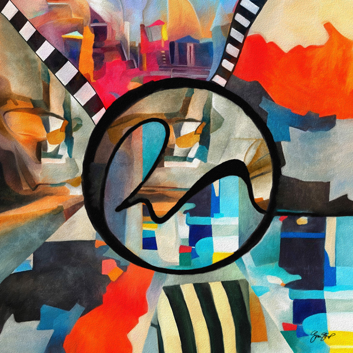 Abstract art by Gina Startup