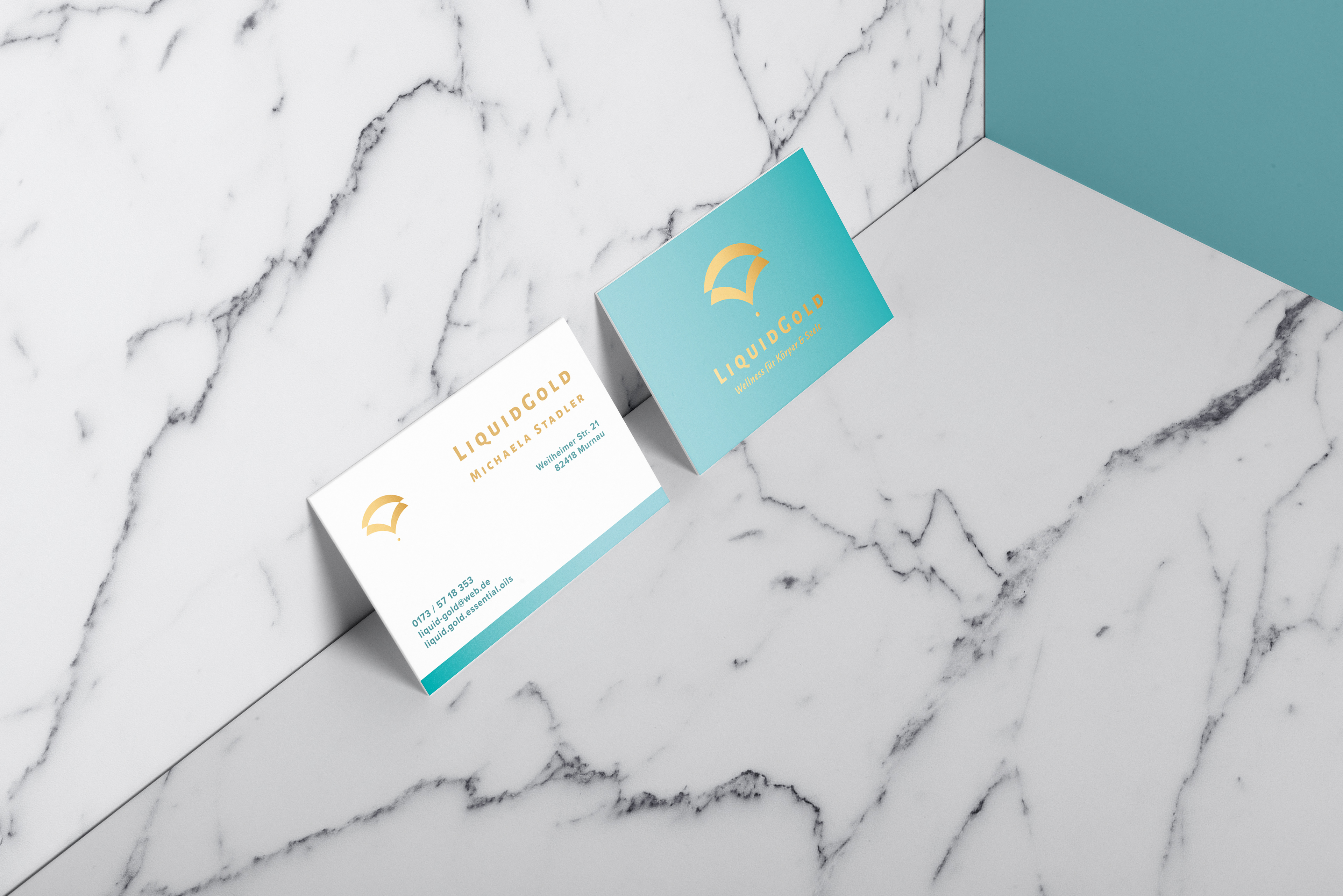 LiquidGold Visitenkarten