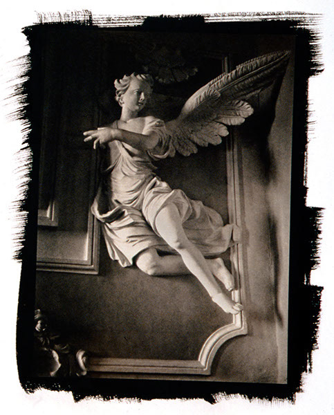 Raphael's Angel, Kallitype print on watercolour paper