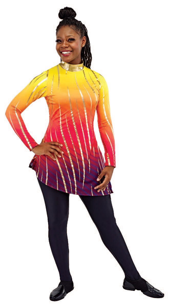 Genesis Tunic-Stripes Gold