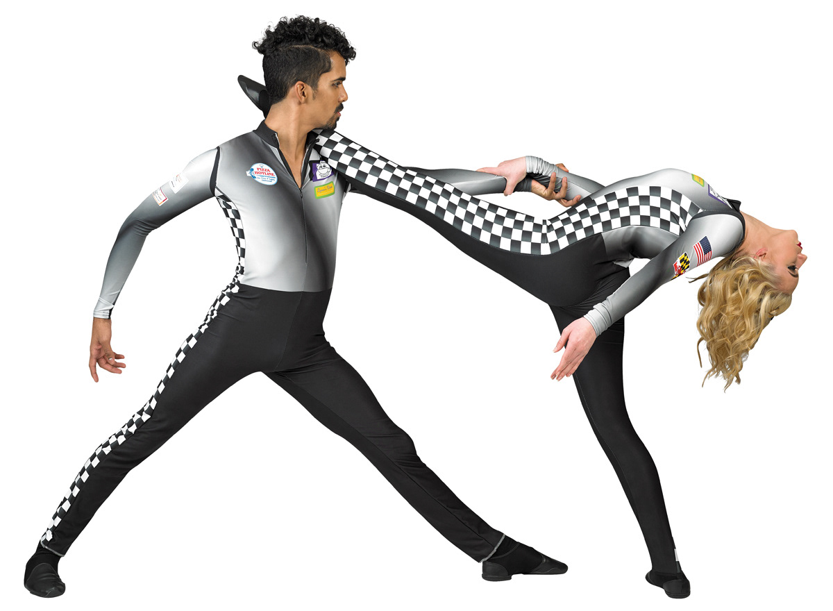front zip digiunitard couple