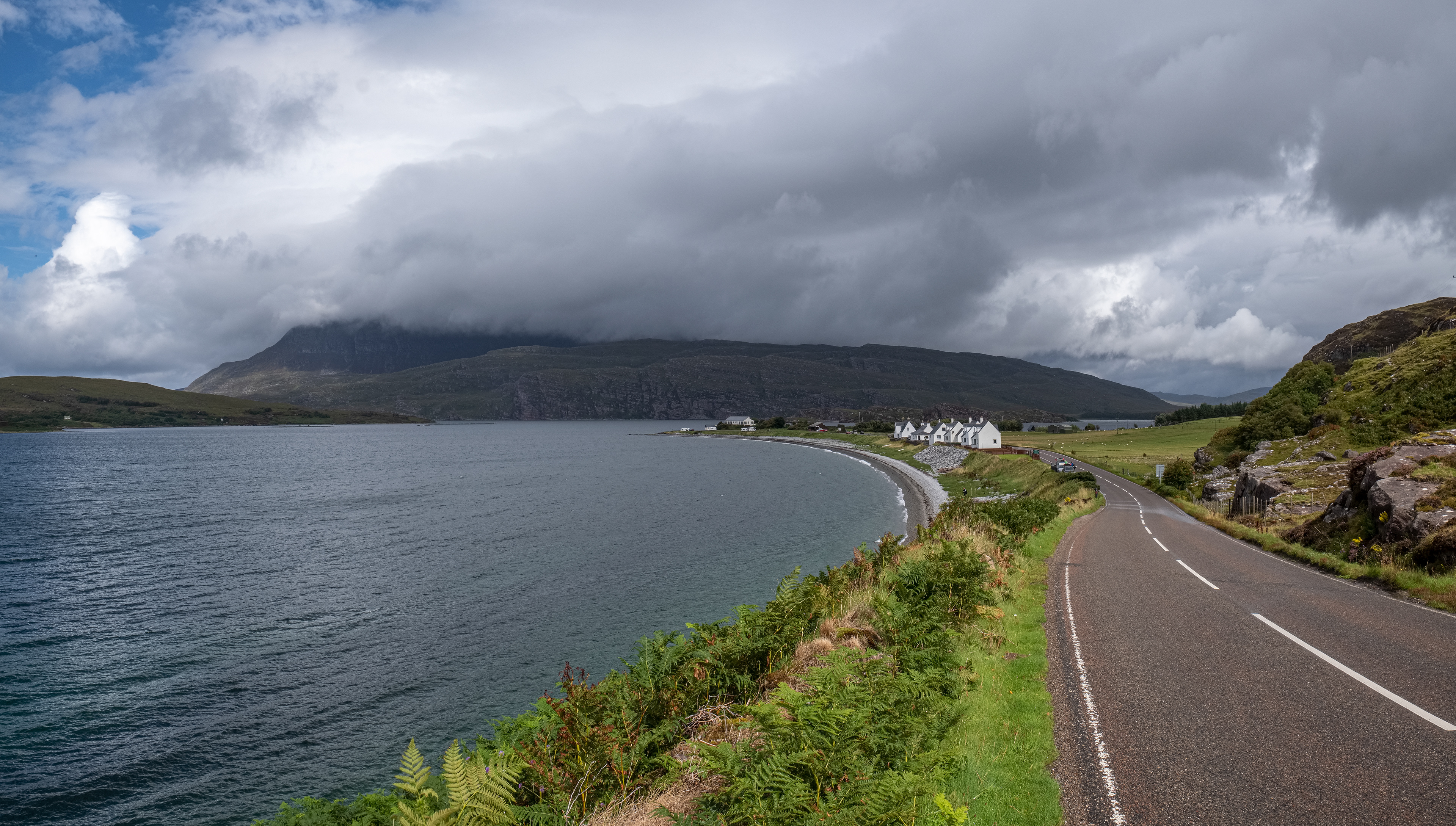 Ardmair Beach outside Ullapool (57°55'45.6283" N 5°11'51.5558" W)