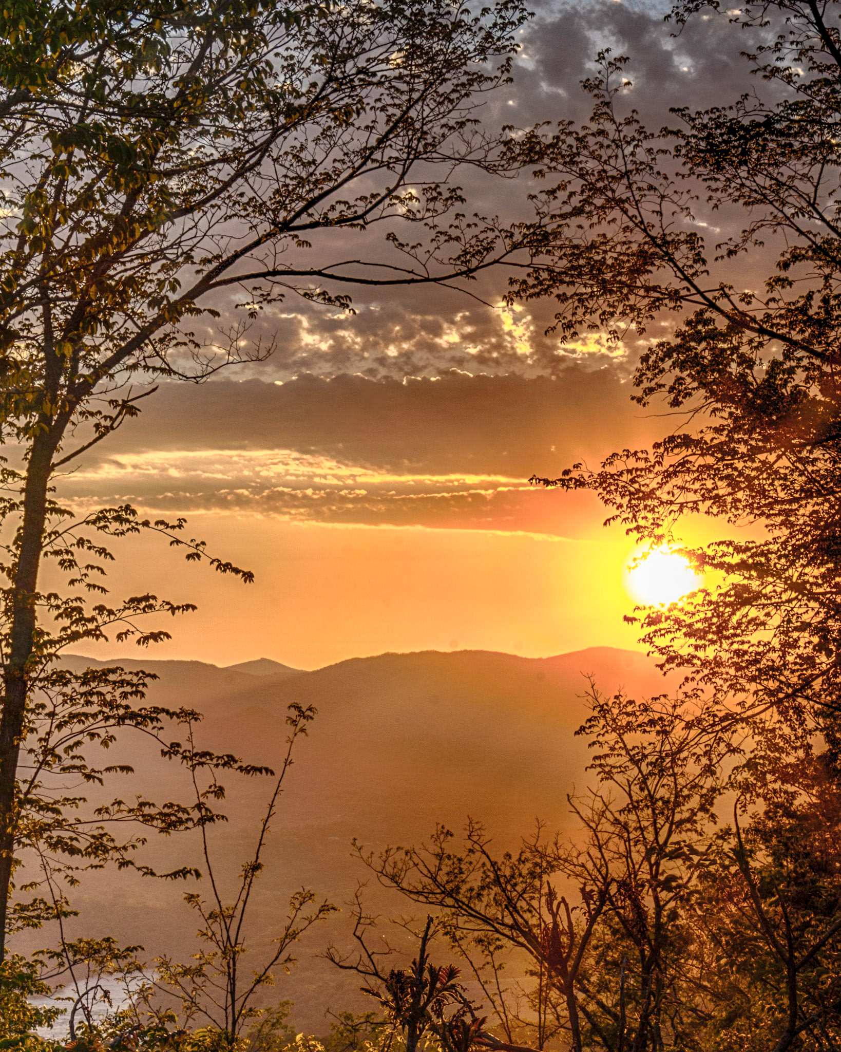 Sunset from Reynold's Mountain