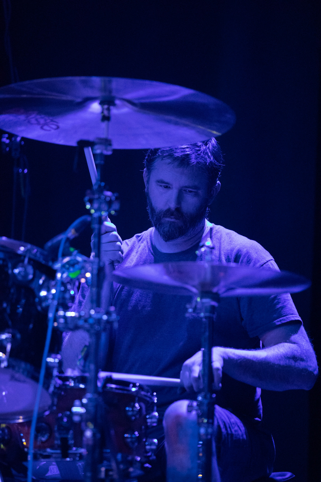 Neurosis - USA Oakland - pionierzy post metalu w warszawskiej Progresji, formacja kalifornijczyków napędzana przez Scott Kelly i Steve von Till wyszła od sluge metal, industrial, doom metal, hardcore punk, grunge, southern rock, po noise rock. Produkcja Knock Out Productions, fot. Andrzej kaziq Wasilkiewicz/Reporter