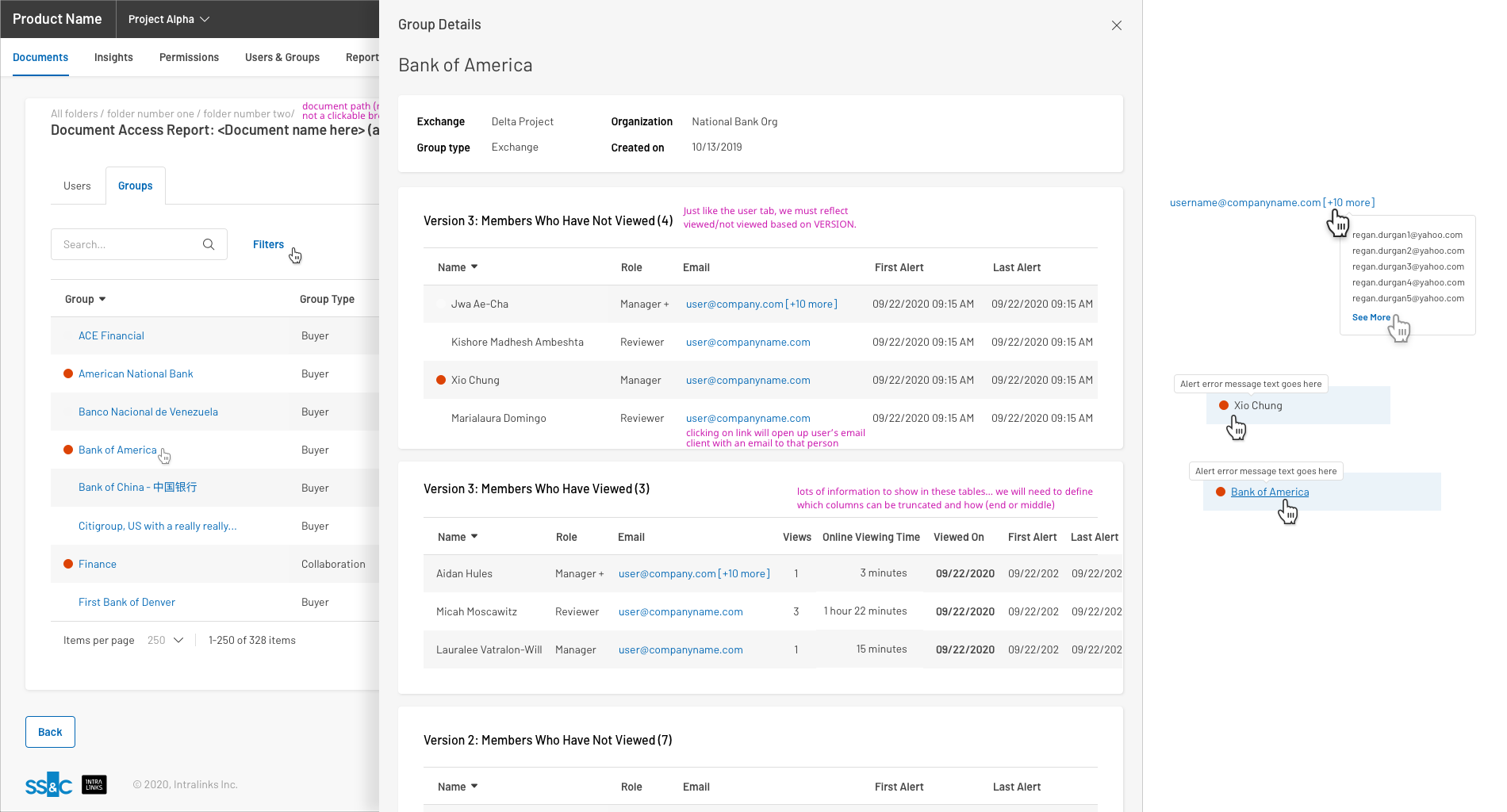 Groups Tab - Details - Both Viewed & Not Viewed