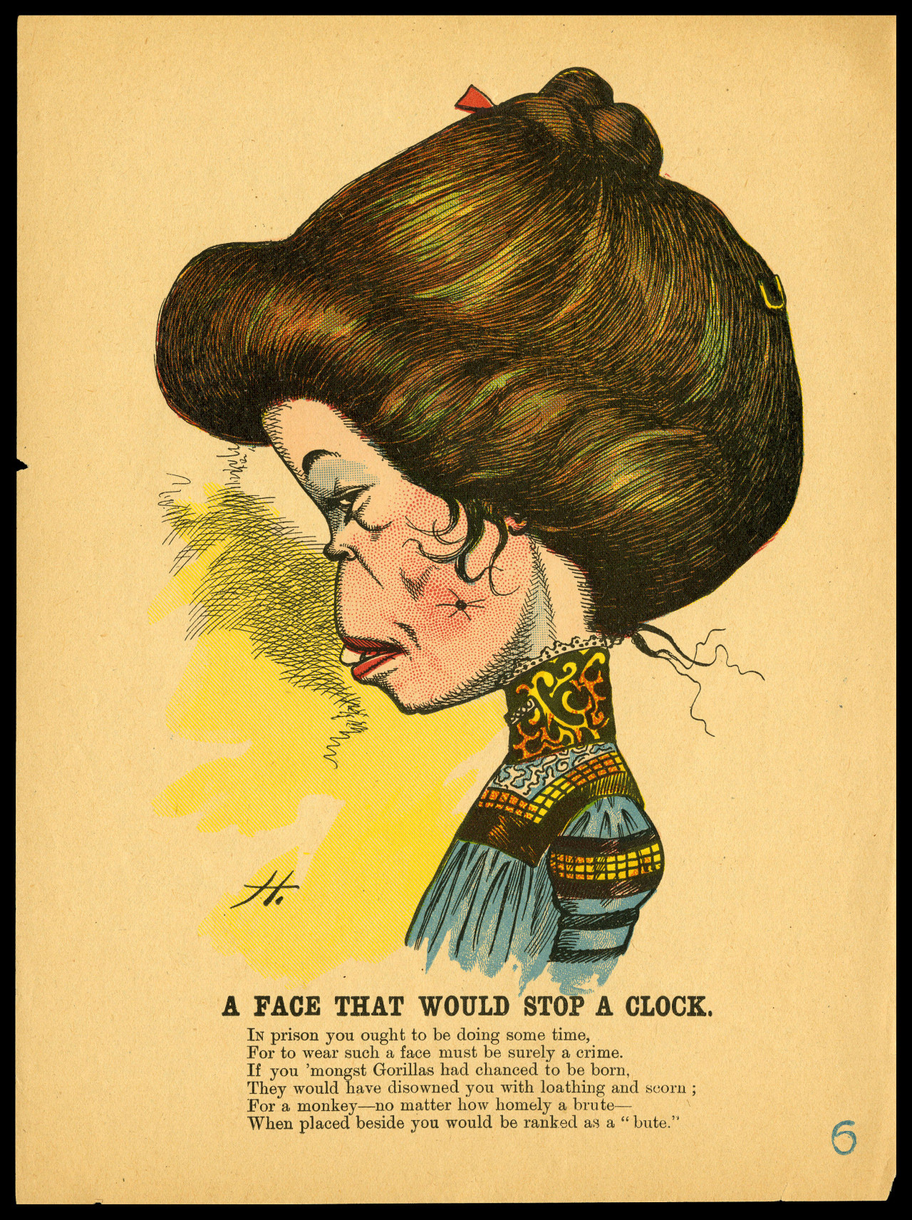 Vintage "Vinegar Valentines" card