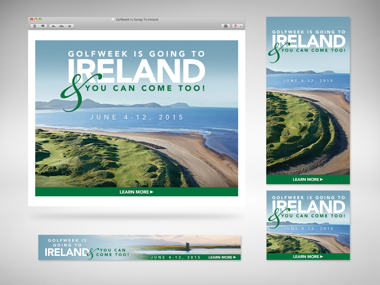 GOLFWEEK IRELAND TRIP WEB PROMOS