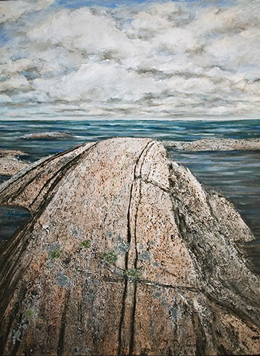 Whalesback Georgian Bay, 2013 - 3 x 4', SOLD