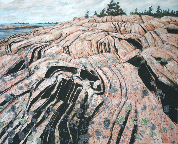 Sans Souci Islands, 2010 - 2' x 5', SOLD
