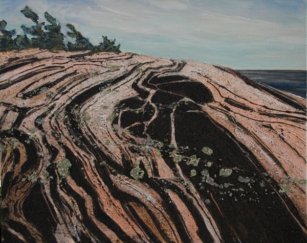 Island Sans Souci #2, 2016 - 24 x 30", SOLD