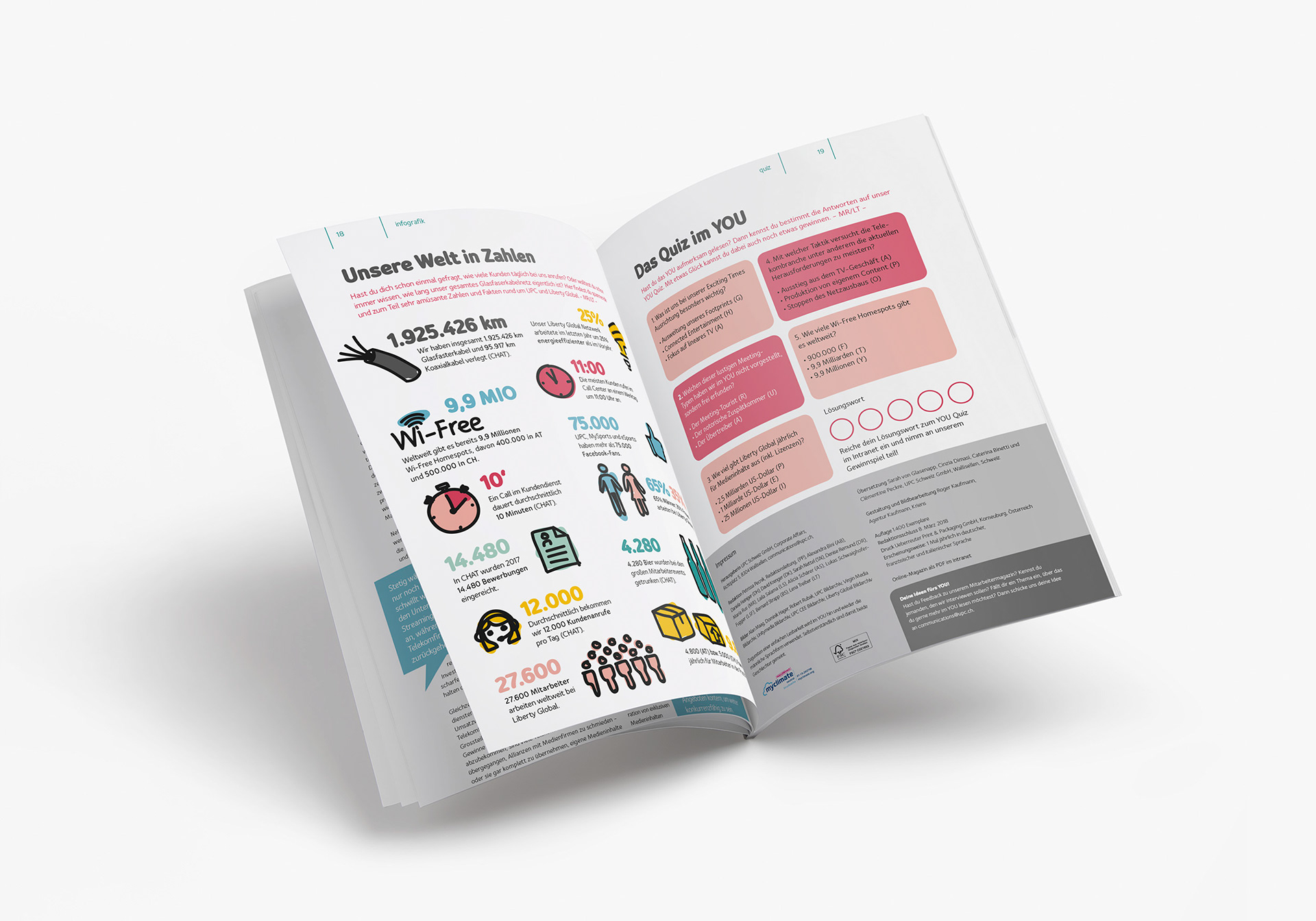 Mitarbeitermagazin und Kundenmagazin von Designagentur aus Kriens bei Luzern in der Zentralschweiz – Ihre Agentur für Corporate Design, Branding, Grafik, Verpackung und Kommunikationsdesign.